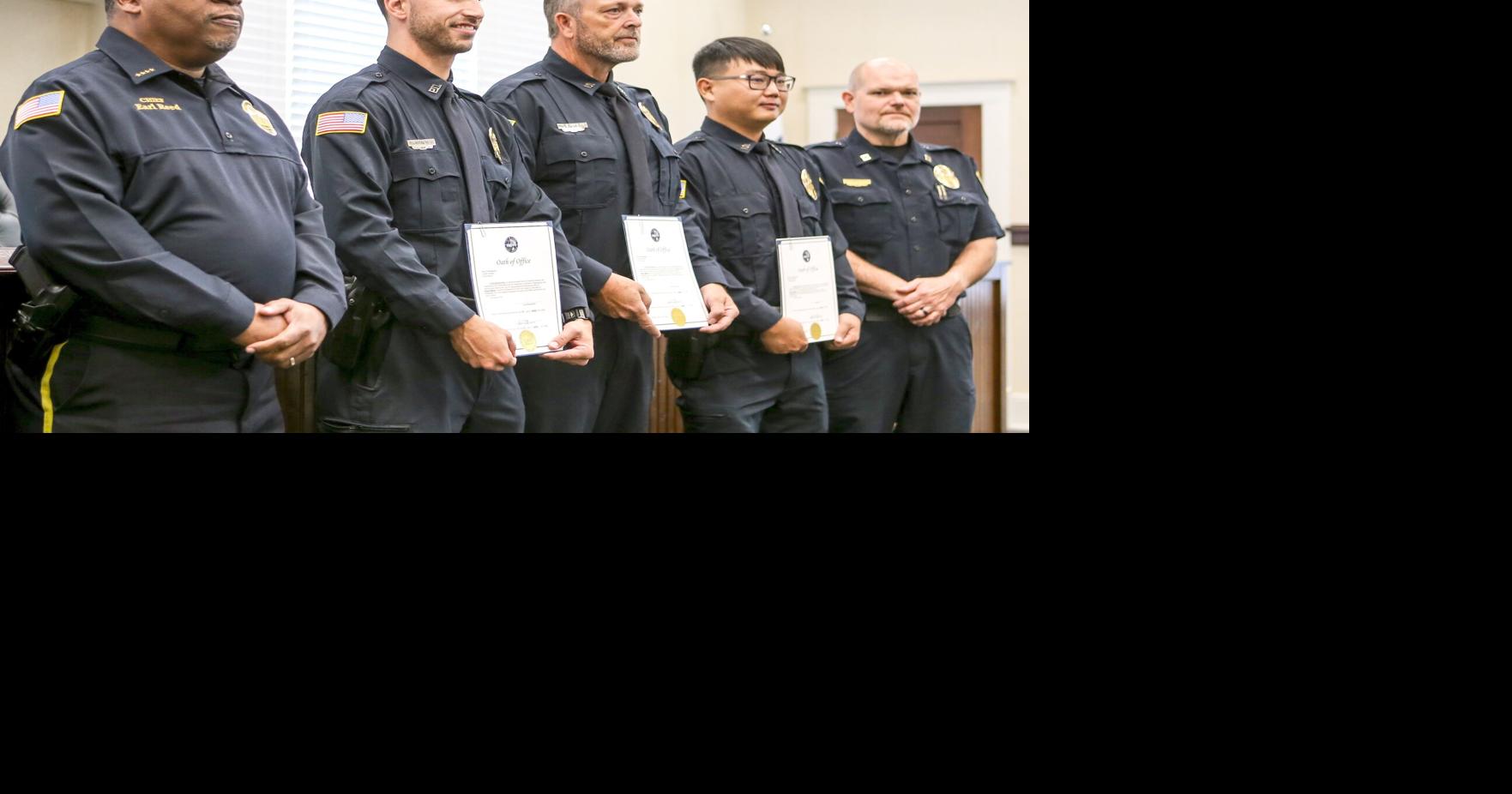 LPD swears in three new officers | News | leader-call.com