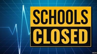 schools closed graphic