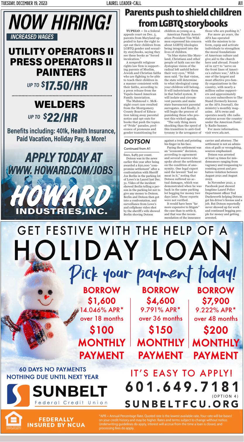 Page A11 | E-Edition | Leader-call.com