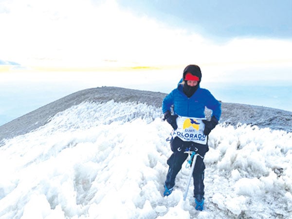 At the summit