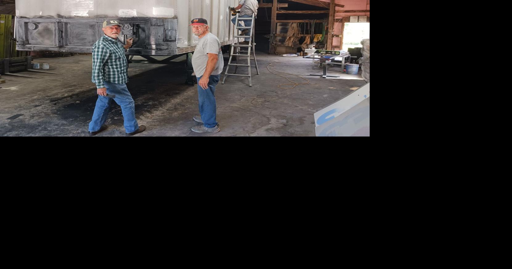 Painting completed on replica Campbell 66 Express trailer | Today's 66 ...