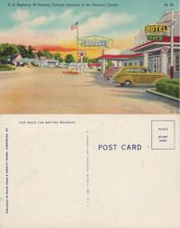 Nelson Tavern color postcard