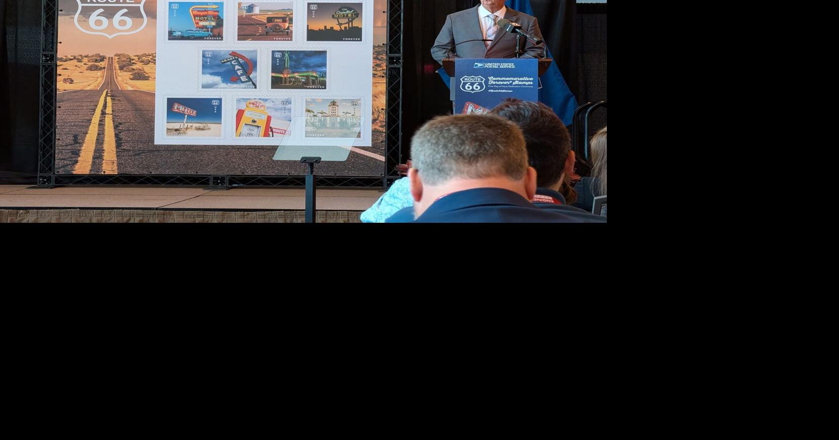 Munger Moss stamp included in USPS release of Route 66 set | Today's 66 ...