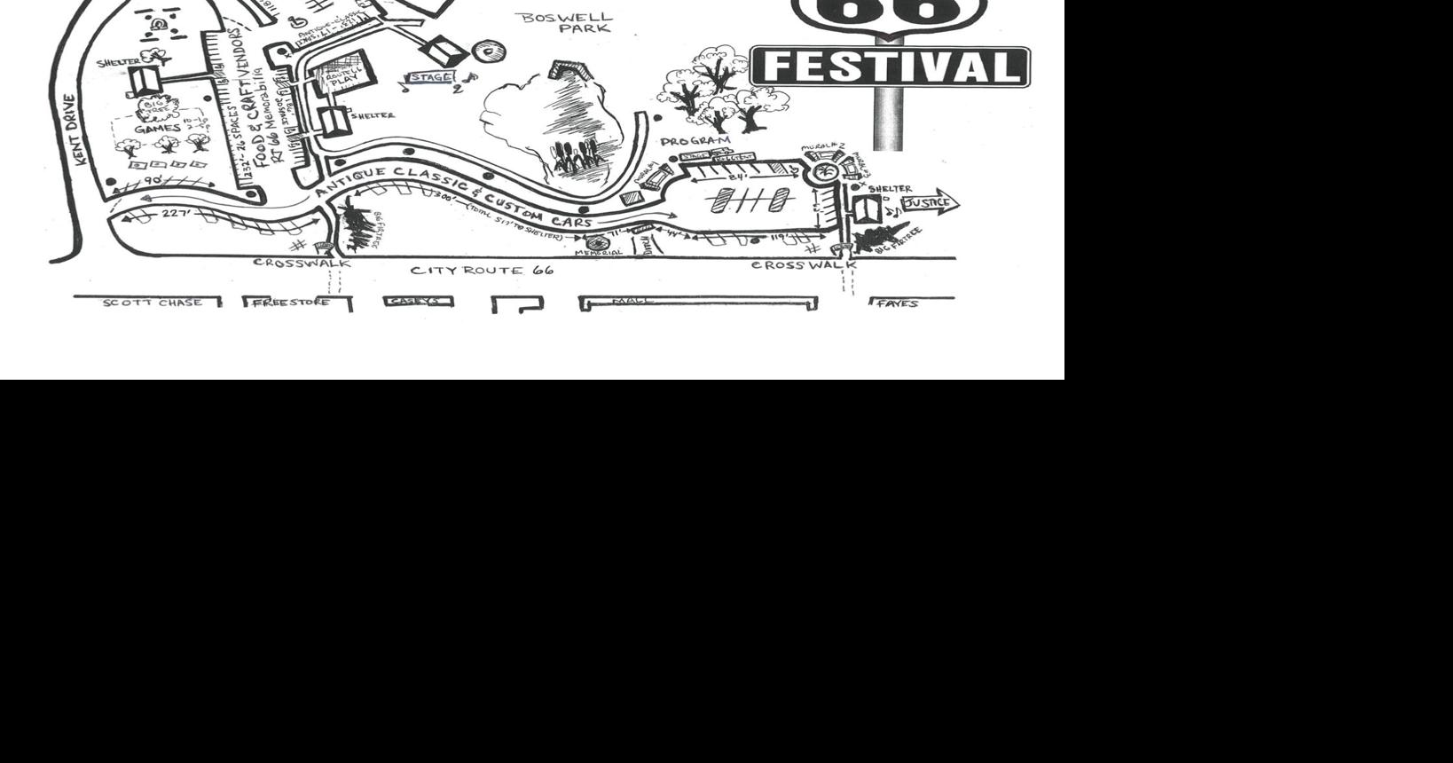 Here's an updated map for Saturday at Boswell Park | Festival ...