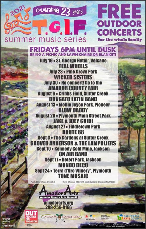 TGIF Poster AmadorArts 2021