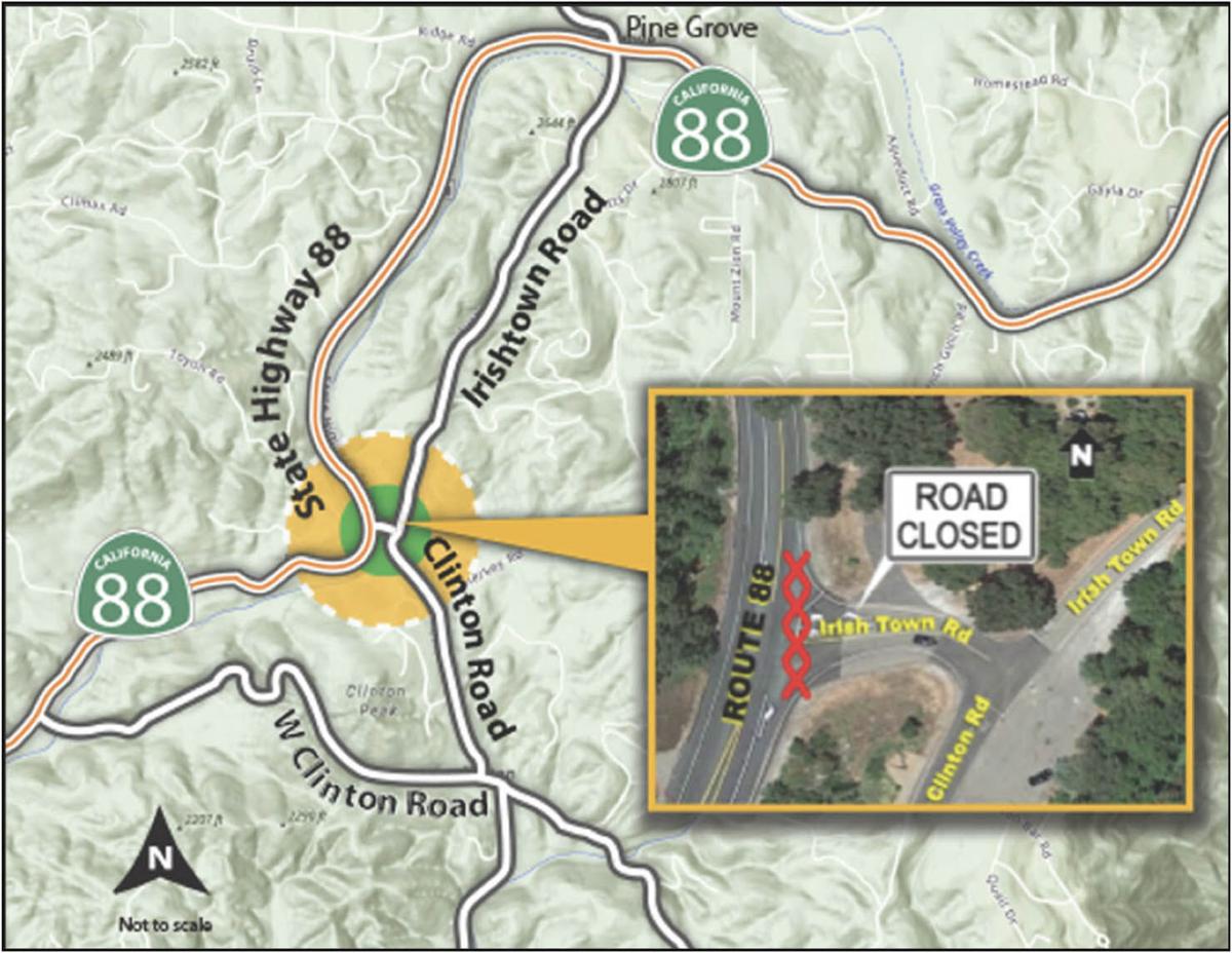 Caltrans Road Closures Map Caltrans: Road Closure At Irishtown Road — Monday, July 19 Through Fall  2021 | News | Ledger.news