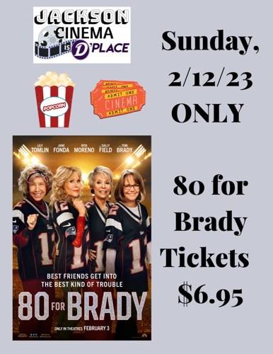 Jackson Cinema is D'Place for a Super Bowl Sunday Movie Ticket