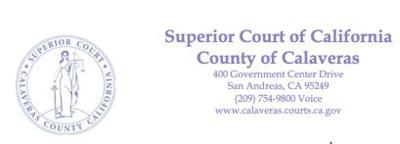 Changes to Calaveras Court Operations for COVID-19 | News | ledger.news
