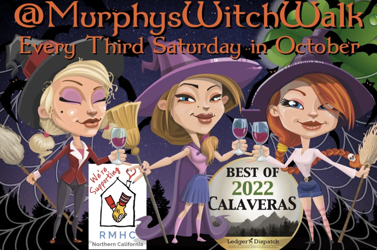 The 6th Annual Murphys Witch Walk Returns Saturday, October 15, 2022