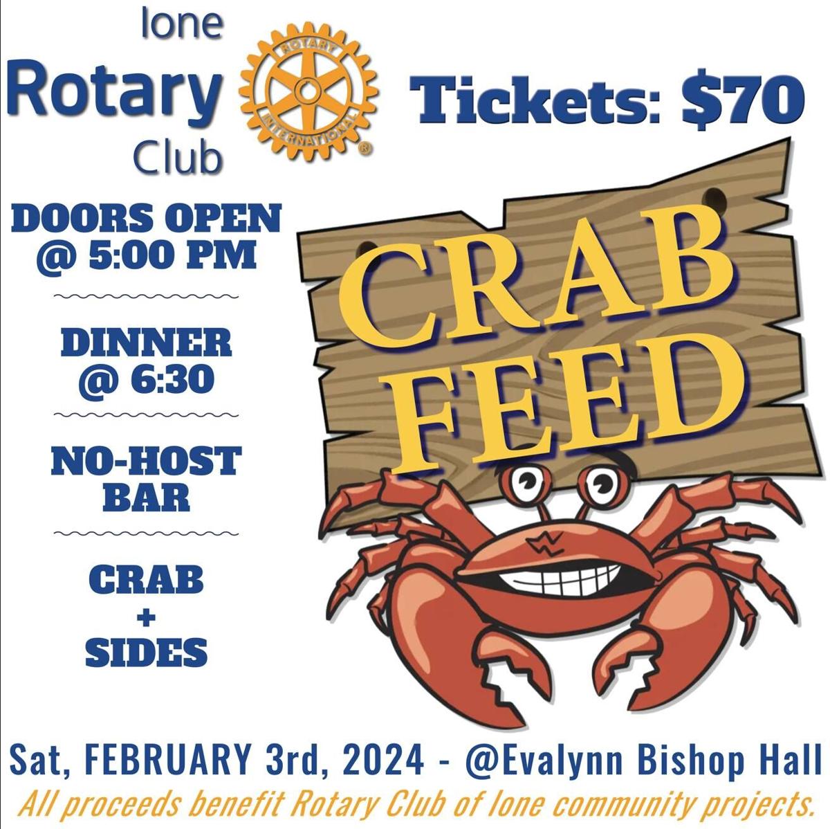 Ione Rotary Crab Feed Calendar ledger.news