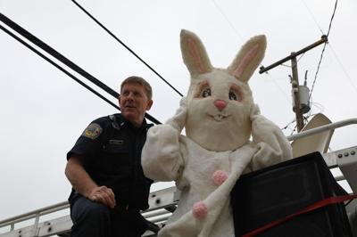 Ken Mackey & Easter Bunny