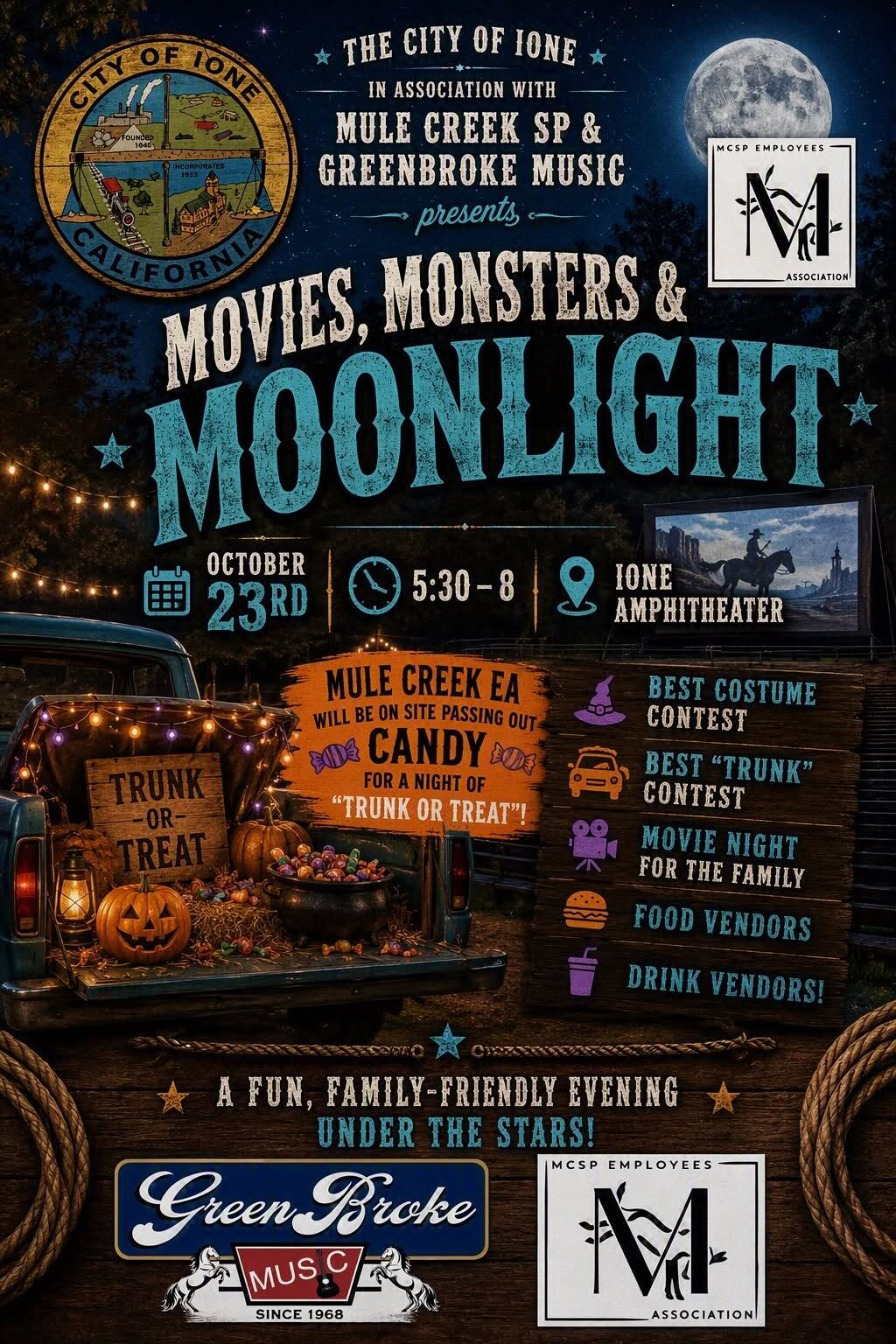 Movies, Monsters & Moonlight — Friday, October 23 | On the Vine