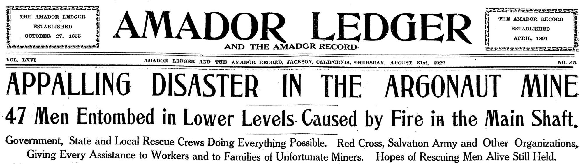 Bells to ring out in Jackson in memory of miners who perished in