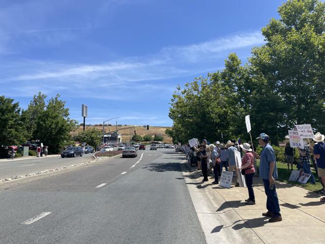 Amador County rally part of nationwide 'No Kings' protest | News ...