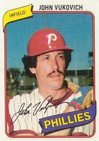 JOHN VUKOVICH Philadelphia Phillies 1980 Majestic Cooperstown