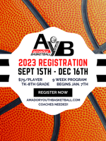 Registration is Open for the 2023 Amador Youth Basketball Season through December 16