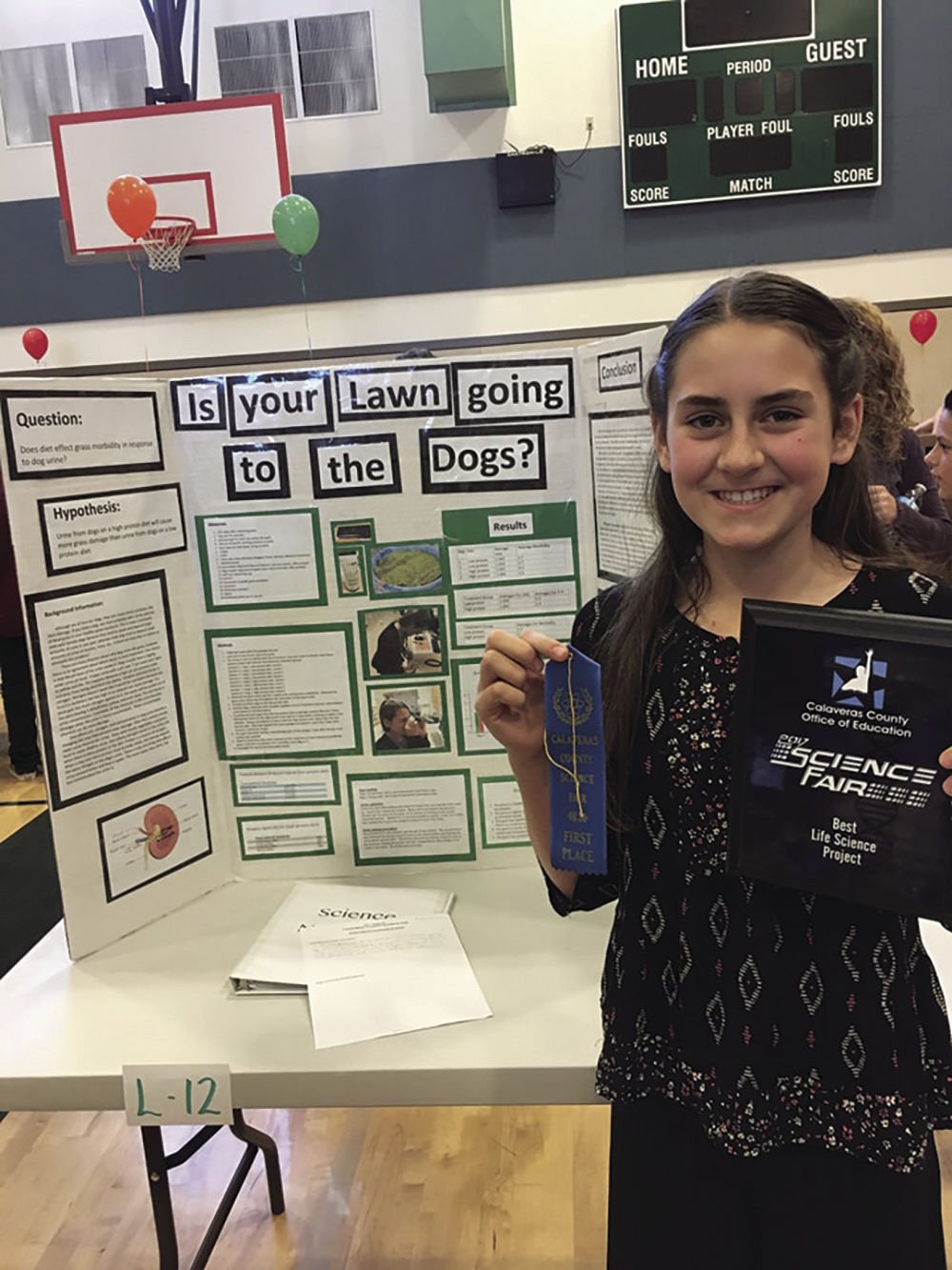 Local 7thGrader Places in California State Science Fair Roots