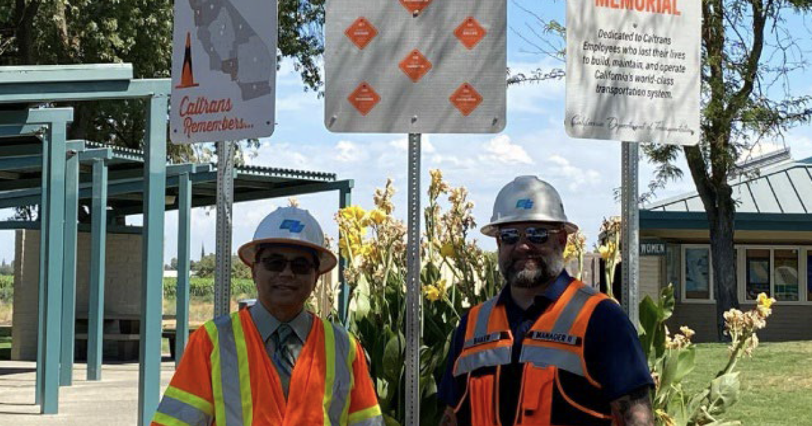 Caltrans Honors Fallen Highway Workers with Memorial Signs in State ...