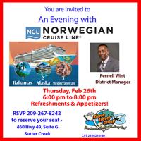 An Evening with Norwegian Cruise Line — Thursday, February 26