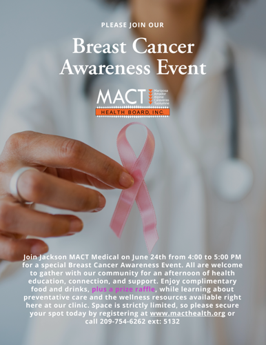 Breast Cancer Awareness Event — Wednesday, June 24 | On the Vine ...