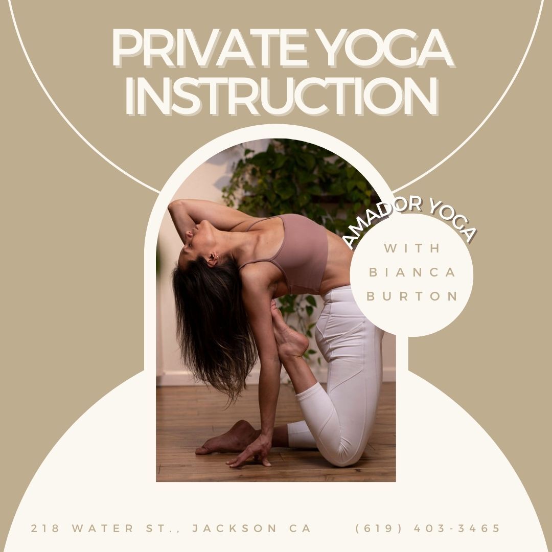 Amador Yoga Private Yoga On the Vine ledger.news