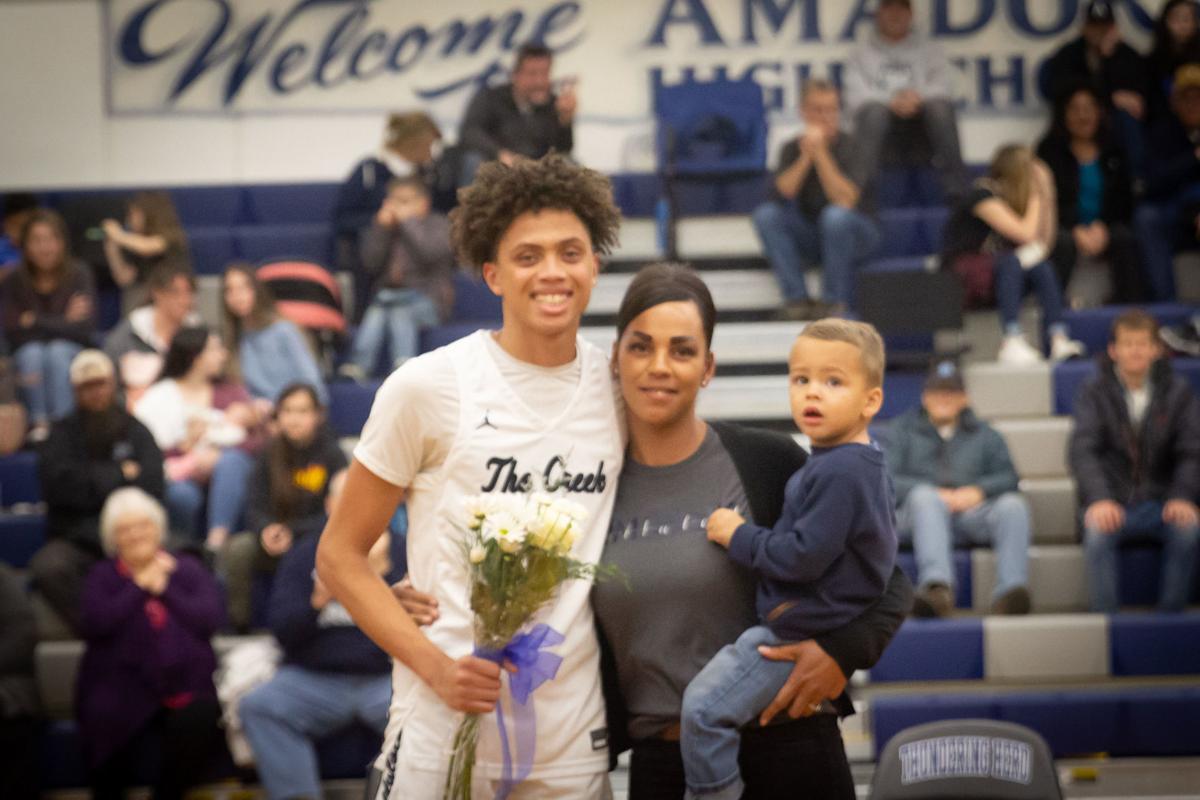 Amador Boys Basketball Senior Night January 31 2020
