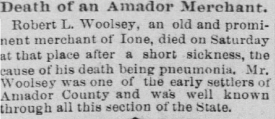 Mystery Solved — The Forgotten Treasure of Ione: The George Woolsey ...