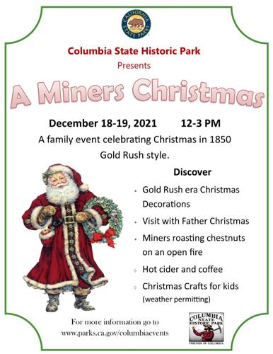 Columbia California Miners Christmas 2022 A Miners Christmas | Calendar | Ledger.news