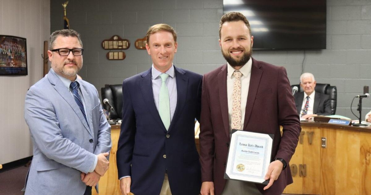 Lucas Mellinger Lucas receives award from State Auditor | News | lincolnjournal.com