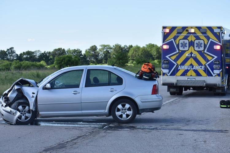 Cars totaled, juvenile driver injured in crash on Raymond roadway