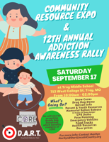 Community Resource Expo;  Addiction Awareness Rally to be held Sept. 17