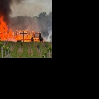 Winery catches fire in early morning hours today | News ...