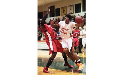 High School Basketball Muscles Flexed Sports