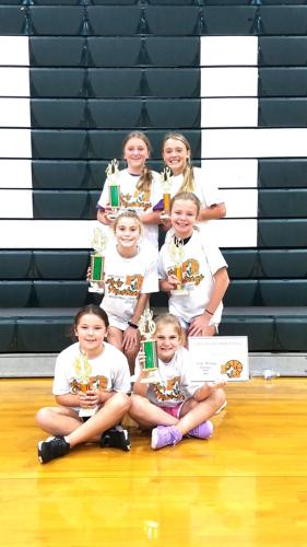 Lady Mustangs basketball camp award winners
