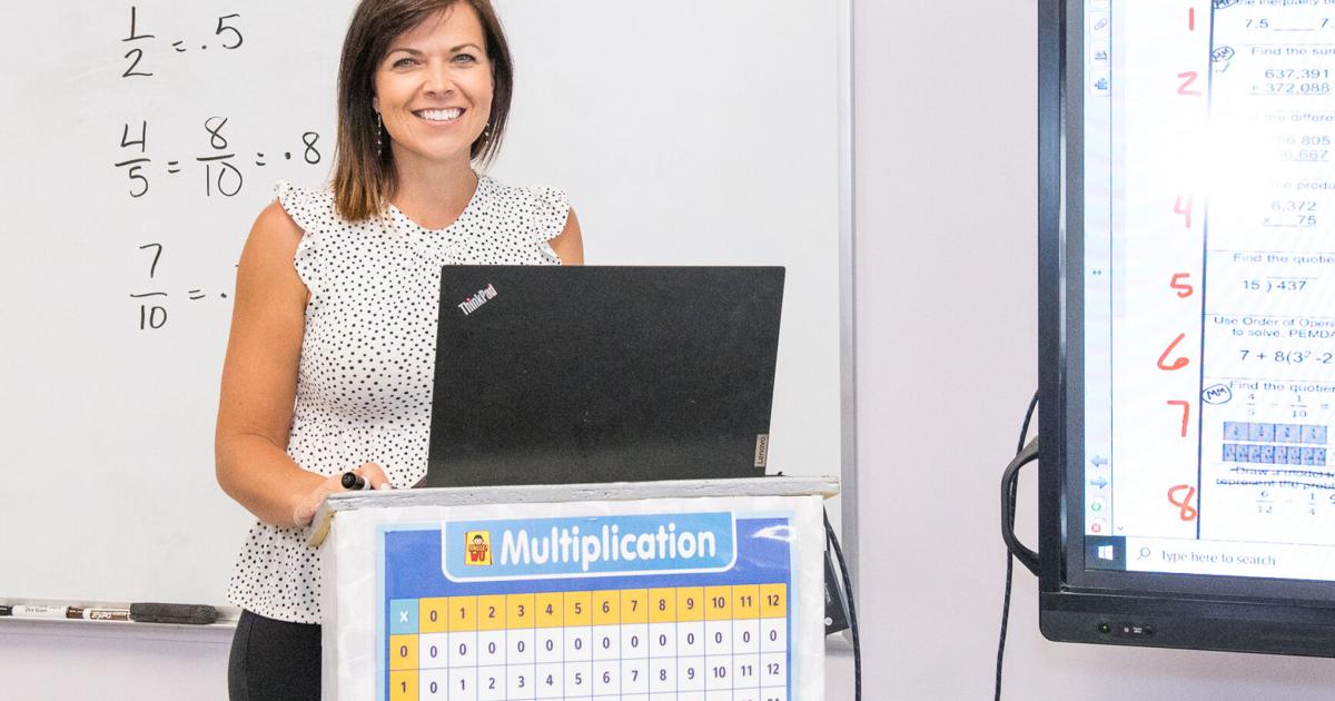 Lewton Math Teacher One teacher’s odyssey to becoming a math teacher | News ...