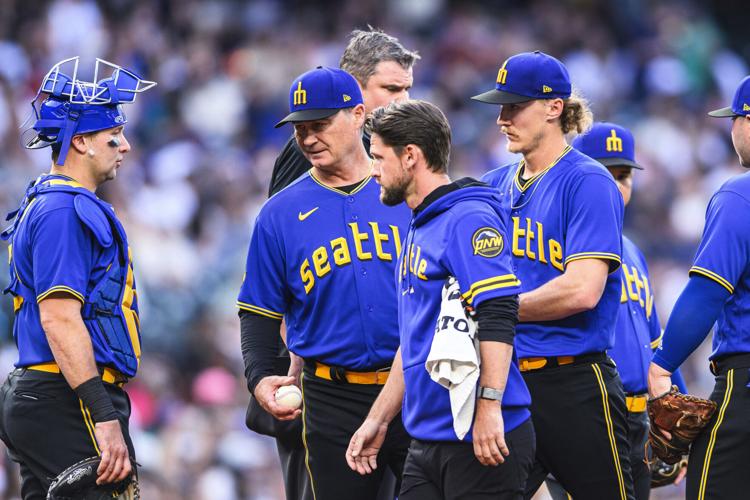 New Sunday Uniforms for the Mariners. Blue and yellow brought back