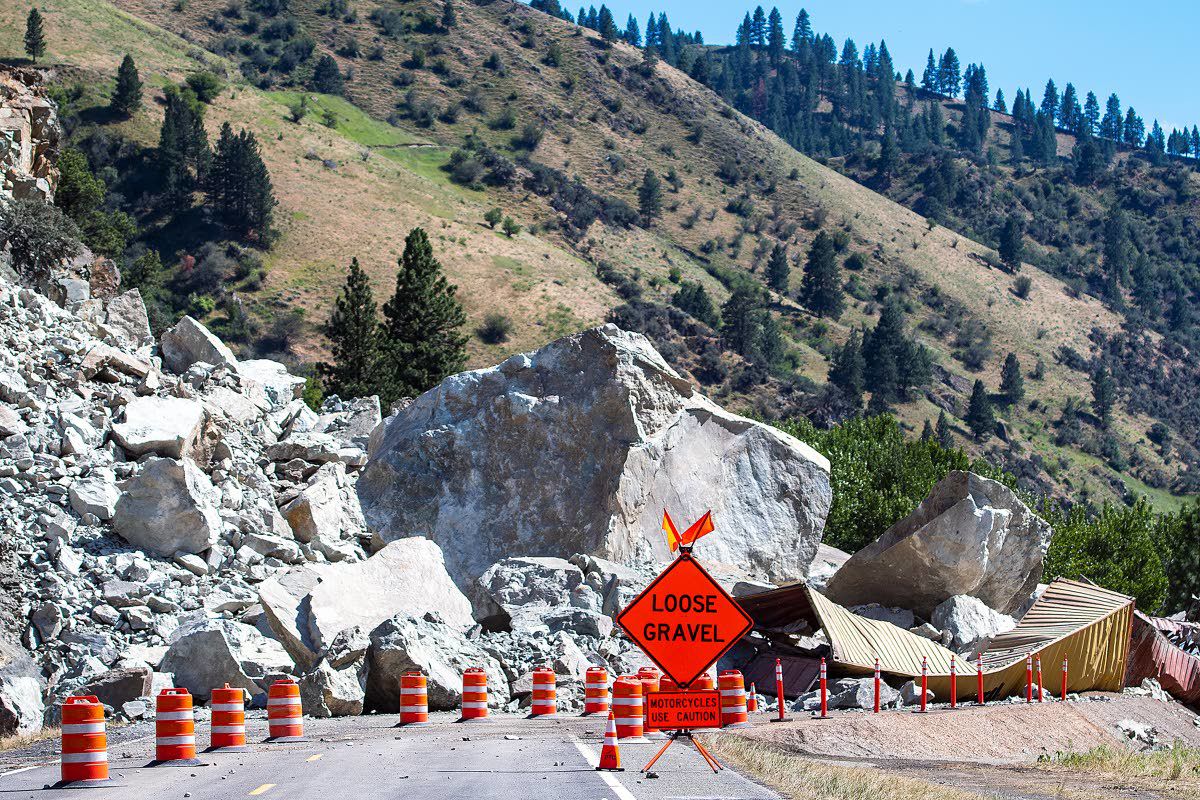 More rockfall will keep highway closed | Local and regional news | Lewiston  Tribune | lmtribune.com