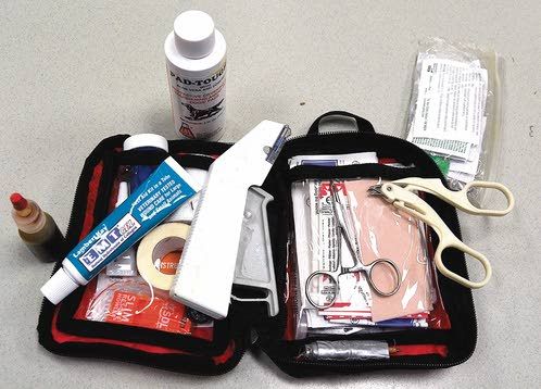 Doc Eggert's bird dog first-aid kit 