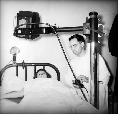 Blast from the Past / 1952: Putting the portable X-ray to use