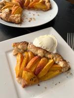 This crostata is peachy keen