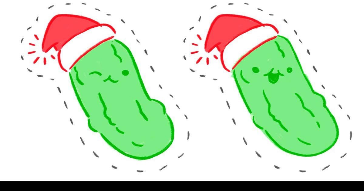 christmas pickle clip art
