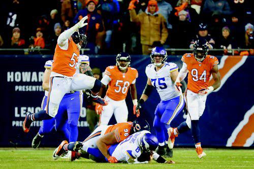 Chicago Bears LB Khalil Mack's interception vs. Minnesota Vikings