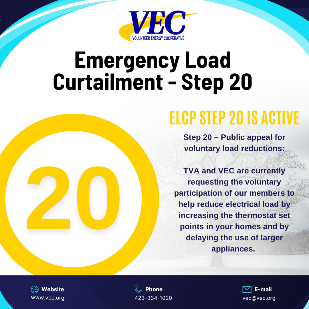 VEC Emergency Load Curtailment
