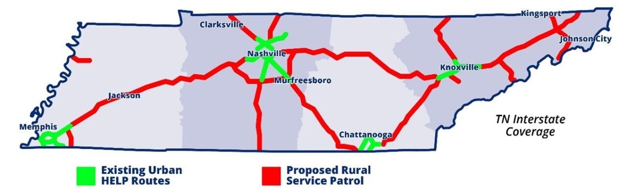 Tdat Map UPDATE: TDOT’s Rural HELP Trucks roll out in Chattanooga area | Local ...
