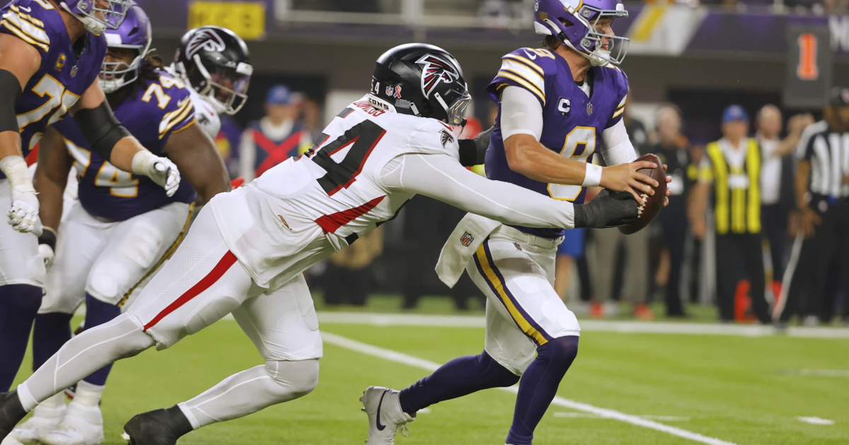 Defense shines in Atlanta Falcons' 22-6 Sunday Night Football win over Minnesota Vikings