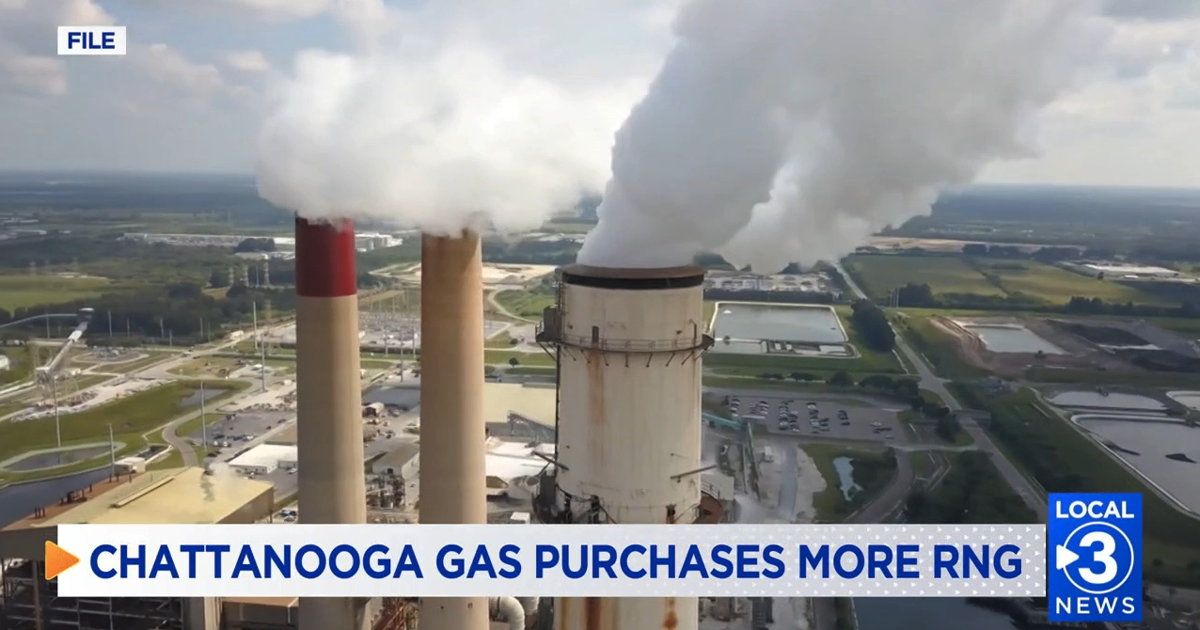 Chattanooga Gas continues its efforts to reduce greenhouse gas emissions