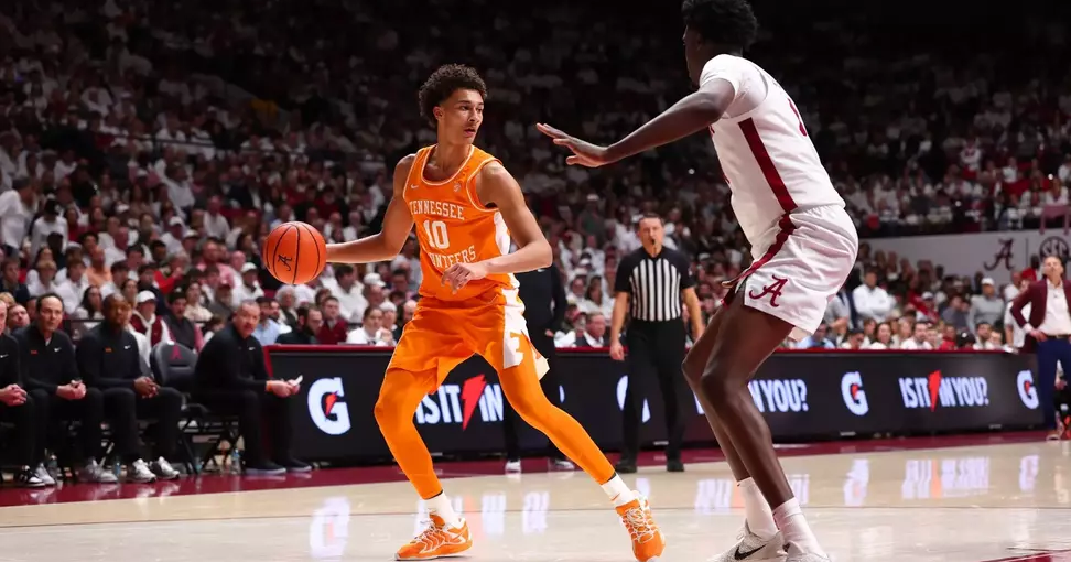 Tennessee Volunteers earn first true road win of season, knock off #17 Alabama Crimson Tide 79-73