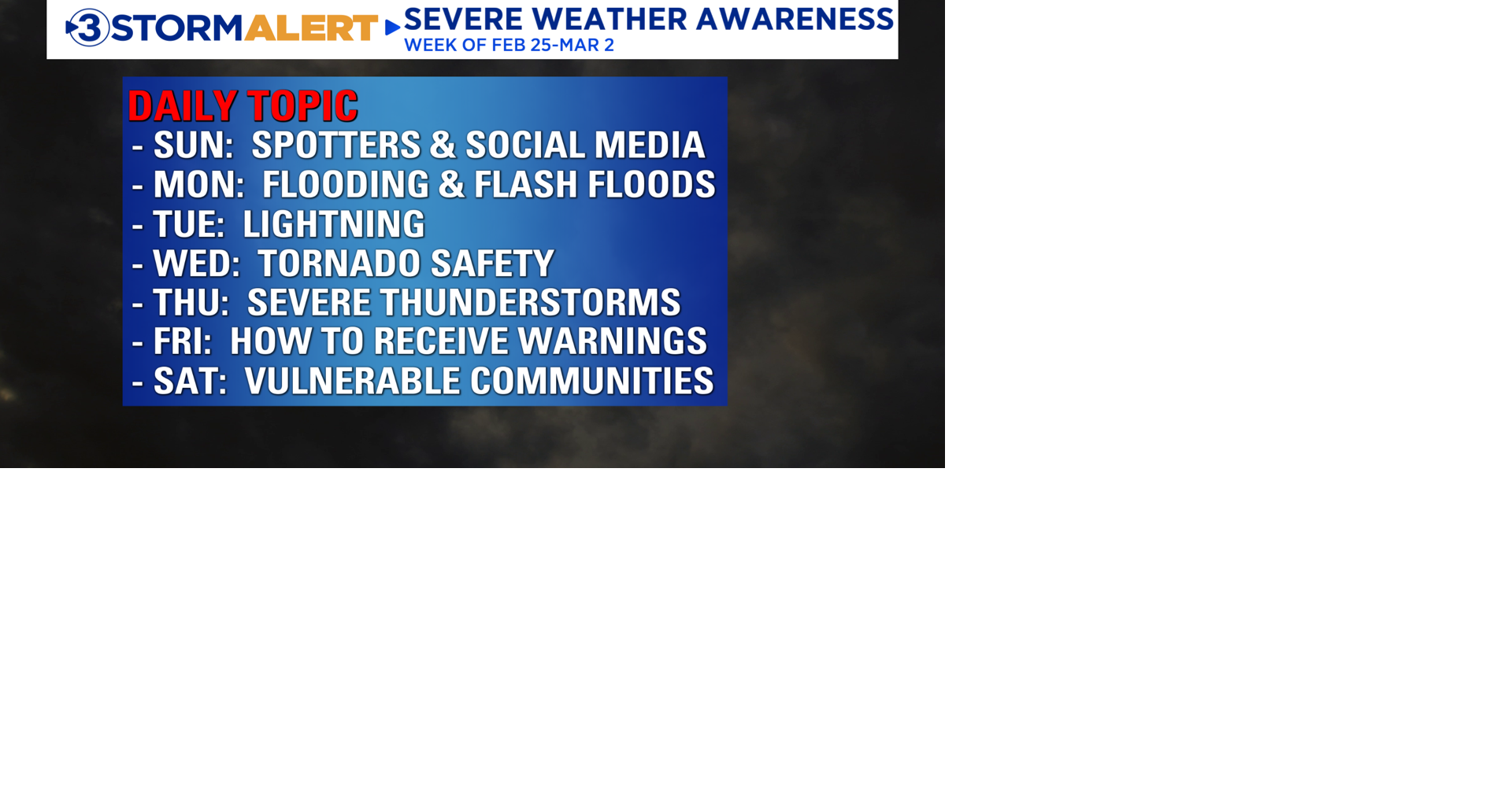 Severe Weather Awareness Week kicks off in Tennessee | Local News ...