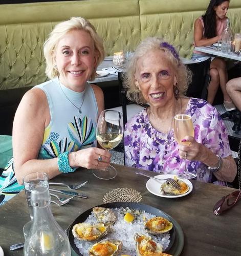 Chattanooga's beloved Purple Lady, Sonia Young, & her daughter Melanie Young