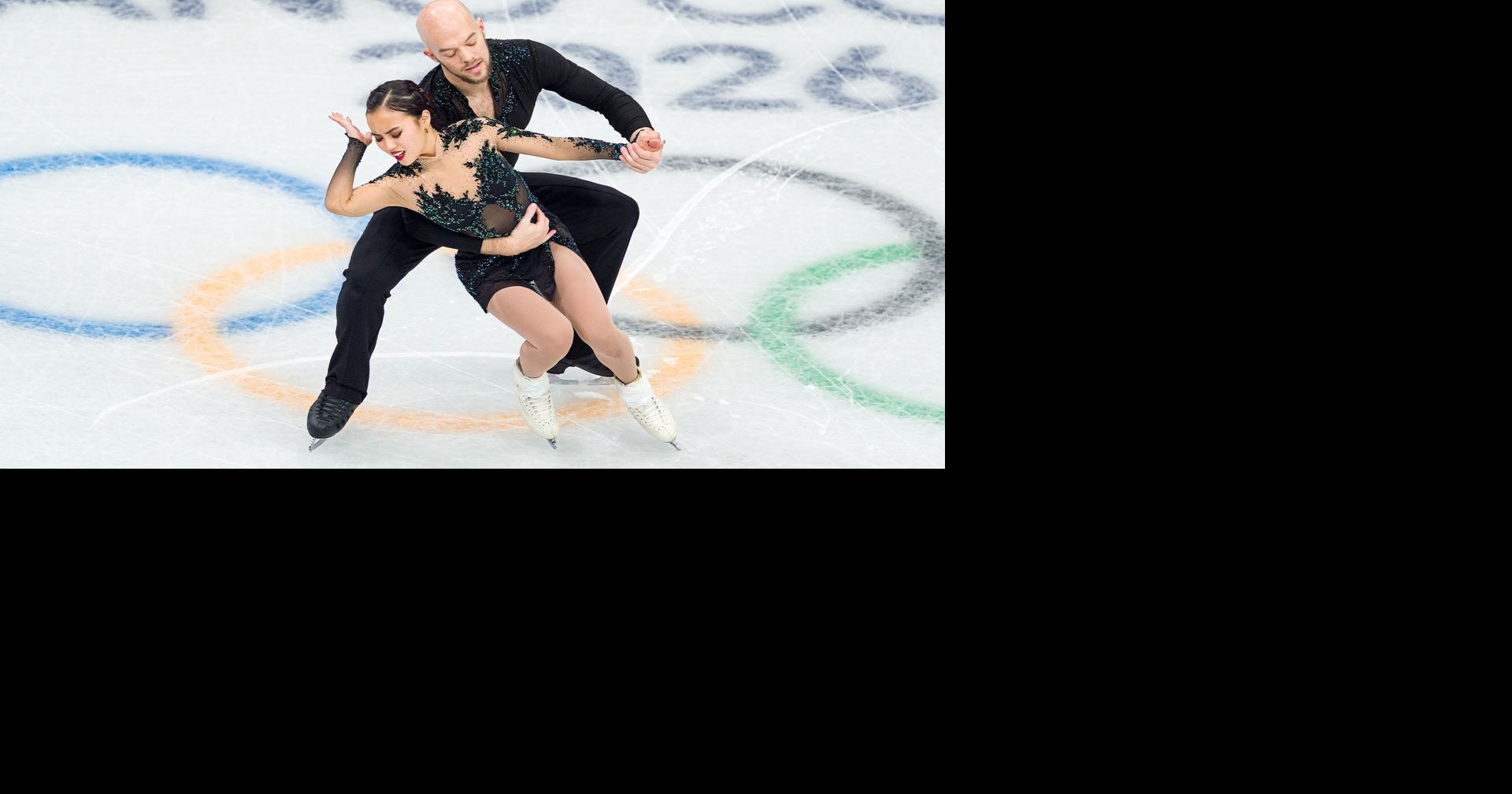 U.S. Olympic gold medalists Ellie Kam and Danny O'Shea skate to bring joy in Olympic moment